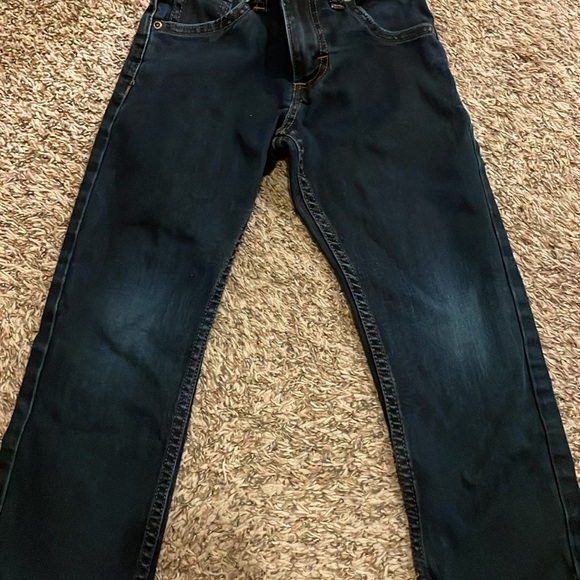 Dark Wash Lee Straight Leg Jeans- slim fit size 5 - Picture 4 of 5